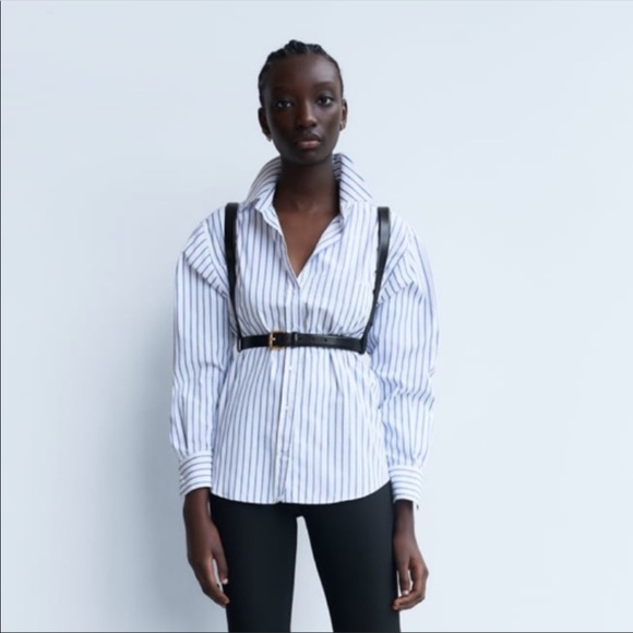 Zara leather harness belt main image 6